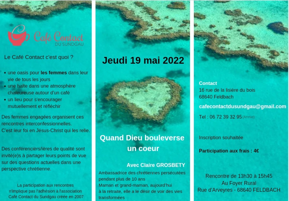Affiche café contact le 19 mai 2022