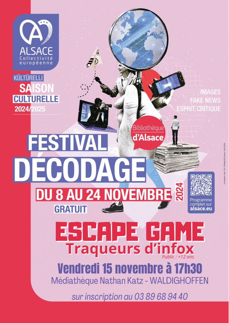 Escape game : Traqueurs d'infox