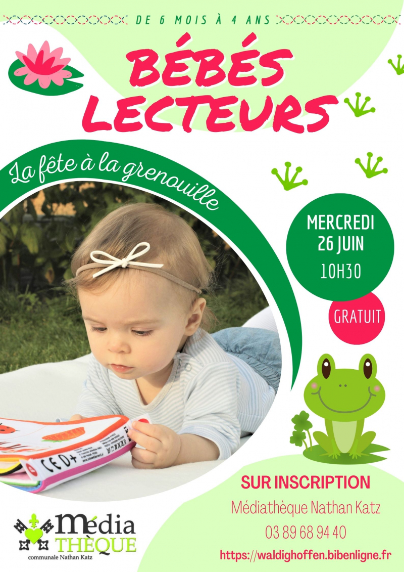 Séance bébés lecteurs : La fête à la grenouille