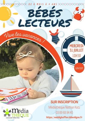 Séance bébés lecteurs : Vive les vacances !