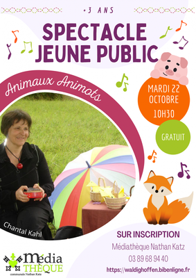 Spectacle jeune public : Animaux Animots