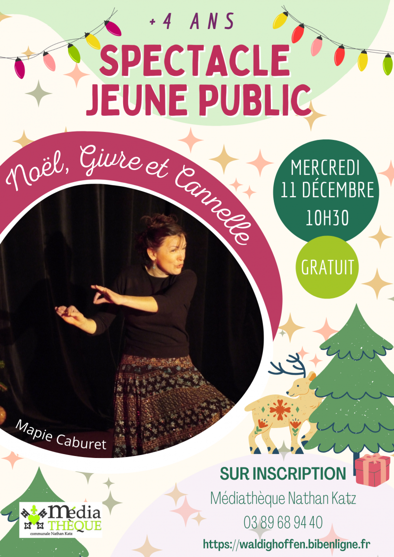 Spectacle jeune public : Noël, Givre et Cannelle