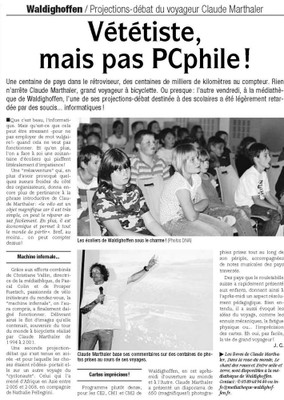 Article DNA sur Claude Marthaler